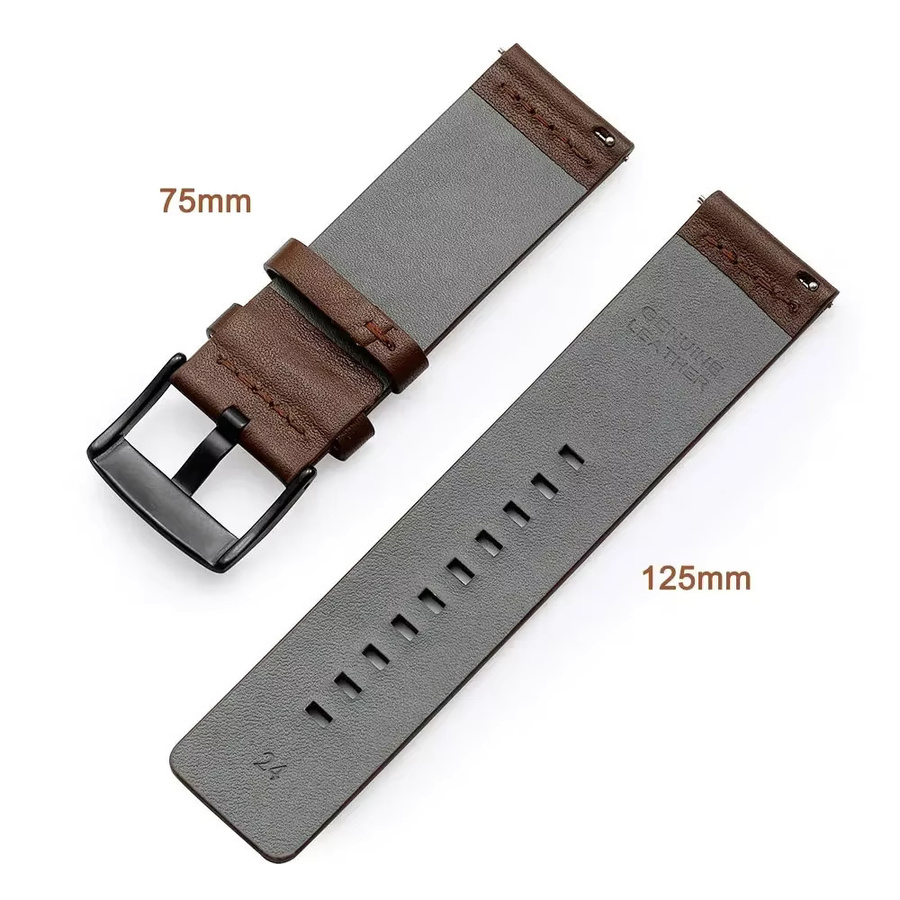 OAKCHARM Uhrenarmband Leder, Klassisch, Unisex - Bild 2