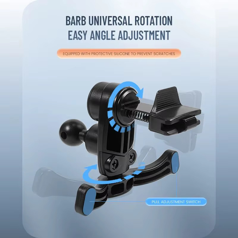 Universal Tablet Halterung für 4-13 Zoll mit 360 Grad Rotation für Auto Lüftungsschlitz in Schwarz - Bild 6