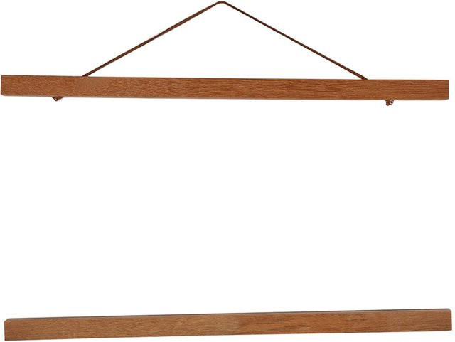 Moderner magnetischer Fotorahmen aus Teakholz in Braun von TOMTOP JMS für DIY-Poster und Kunstwerke, Breite: 50 cm - Bild 1