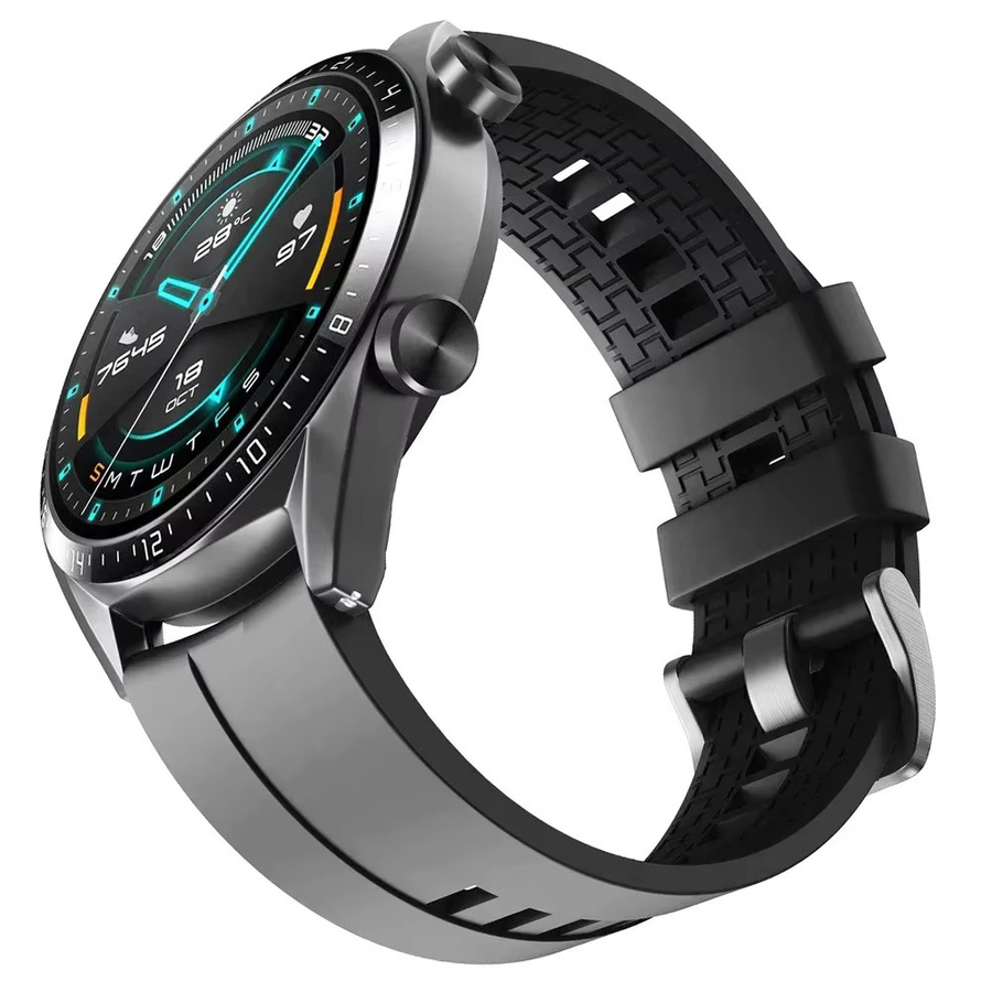 NEY Uhrenarmband Silikon, Schwarz, Unisex - Bild 3