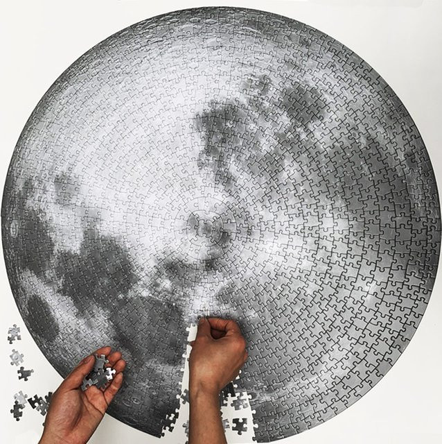 Meade Mond-Puzzle, Weltraum, 1.000 Teile - Bild 1