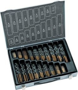 MAYKESTAG Spiralbohrer HSS D338N in Silber, 1,0-10,0 mm - Bild 1