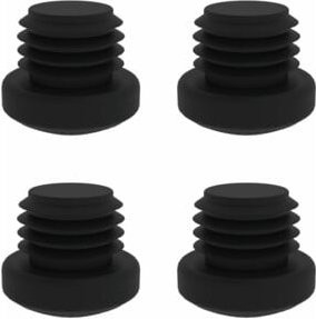 MUNK Günzburger Steigtechnik Innenschuh für Stahl-Arbeitspodeste starr elektrisch ableitfähig schwarz 4 Stück - Bild 1
