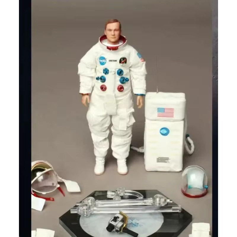 DID Amerikanischer Mondlandungs-Astronaut, Actionfigur, 1/12 Maßstab, Weltraum - Bild 4