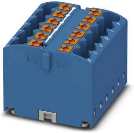 Phoenix Contact Verteilerblock Blau 8 Stück - Bild 1