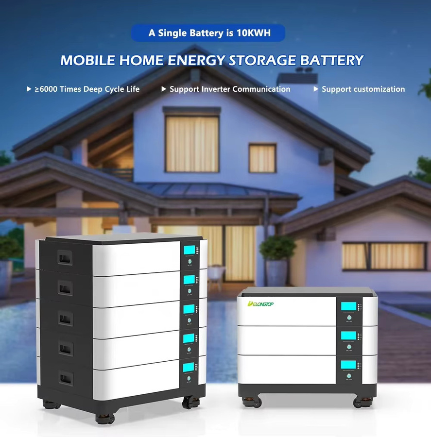 XMSJ LiFePO4 Lithium-Batterie 48V 200Ah für Wohnenergie-Speicherung, Weiß - Bild 6