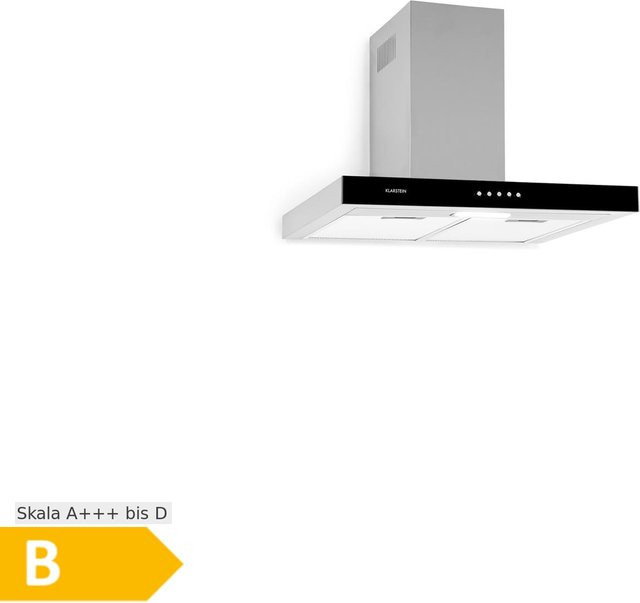 Klarstein Dunstabzugshaube Unterbau Edelstahl Silber Breite: 60 cm - Bild 1