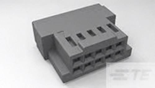 TE Connectivity FFC/FPC-Anschluss 1-88179-0 mit 18 Polen und 2,54 mm Rastermaß in Schwarz und Grau - Bild 1