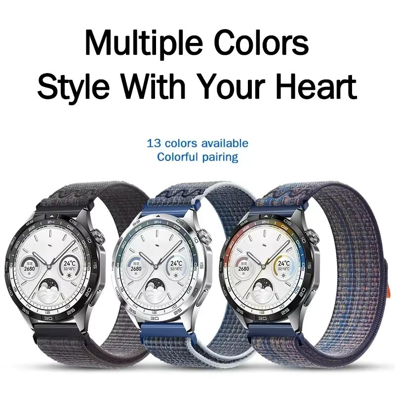 Huawei Uhrenarmband Nylon, Unisex, Multicolour - Bild 2