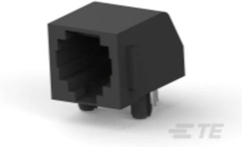 TE Connectivity Standard Modular Jack 5555163-1 in Schwarz - Bild 1