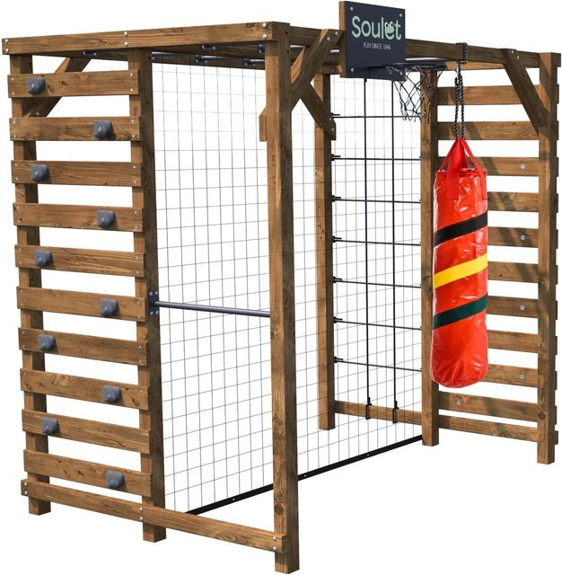 Soulet Olympic Odin Holz-Kletterturm Braun ab 3 Jahren - Bild 1