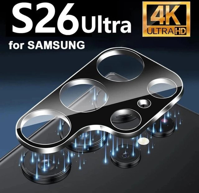 Samsung Gebogener Vollschutz Kameraobjektivschutz Hartglasfolie Transparent für S26 Ultra S25 S24 Plus A57 A17 A56 - Bild 1