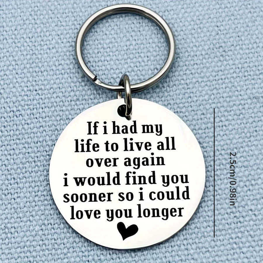 Schlüsselanhänger „If I Had My Life To Live Again“, Herren - Bild 2