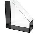WEDO Stehsammler Acryl Exklusiv DIN A4 in glasklar und schwarz - Bild 2