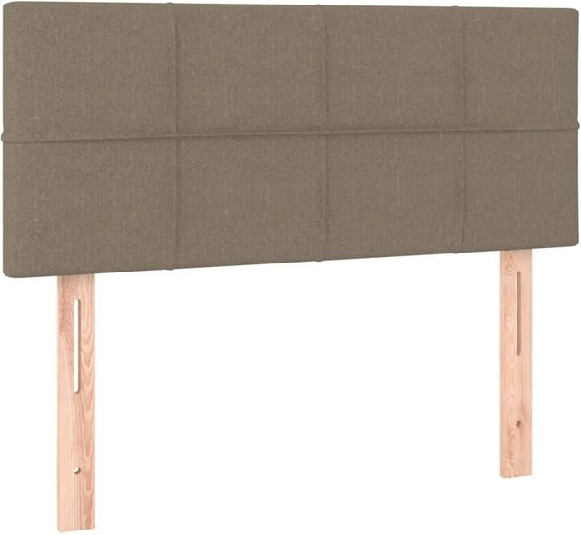 vidaXL LED Kopfteil modern in Beige mit USB-Ladeanschluss und integrierter Beleuchtung, B/T/H: 80 x 5 x 78-88 cm - Bild 1