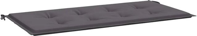 vidaXL Gartenbank-Auflage Anthrazit aus Oxford-Gewebe, B/T/H: 120 x 50 x 4 cm - Bild 1