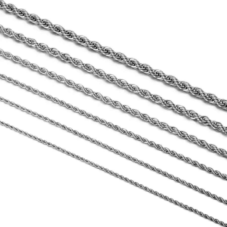 URBABY Halskette 925 Silber, Seilkette, Unisex - Bild 4