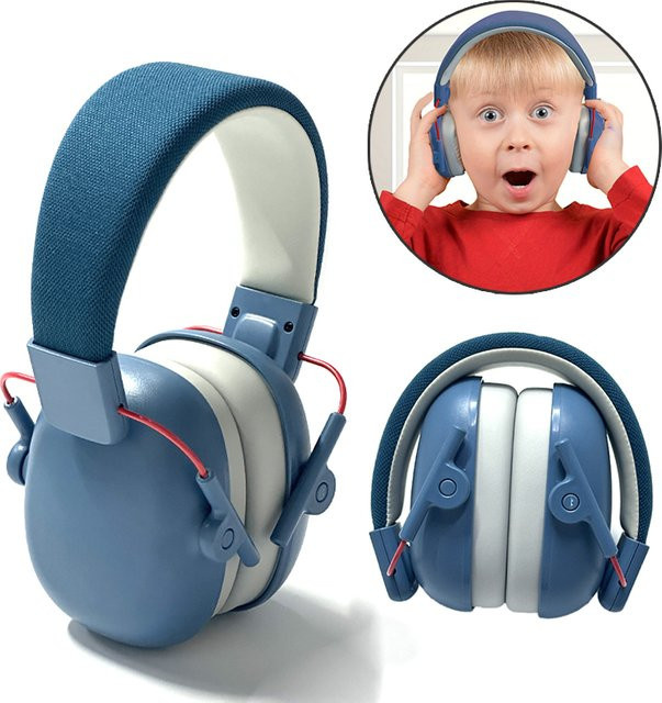 Kinder-Kopfhörer mit Geräuschunterdrückung 25 dB als Gehörschutz und schalldichte Ohrenschützer in Grün - Bild 1