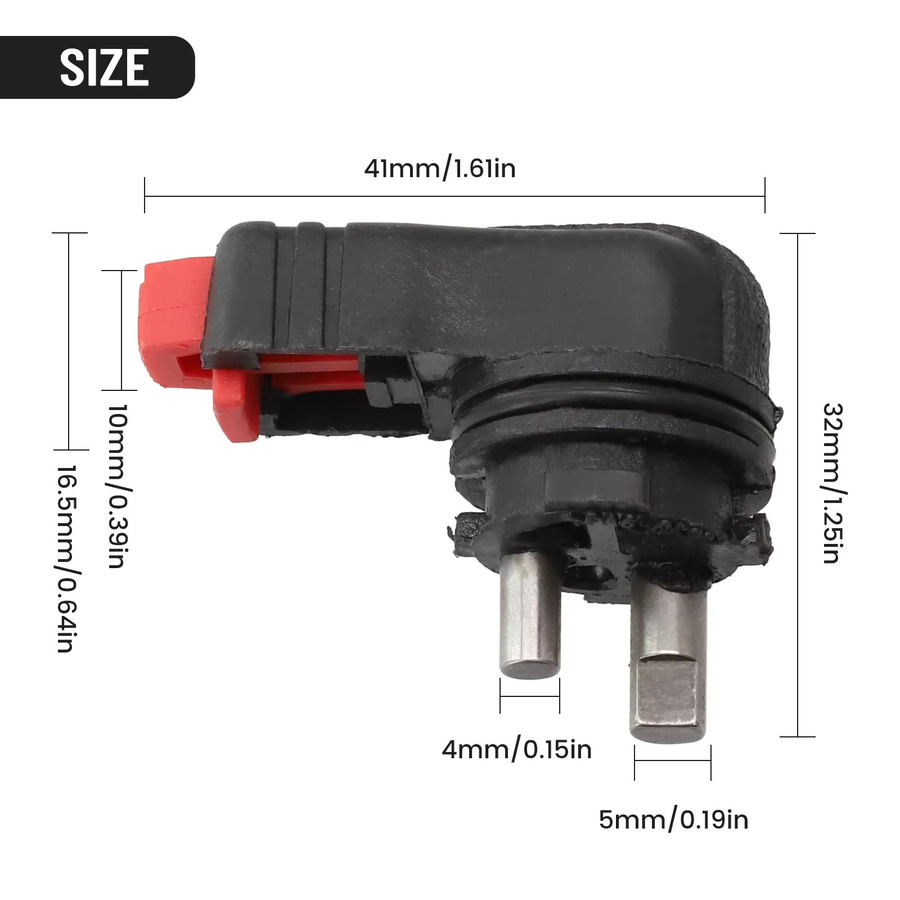 Kippschalter für Makita Elektro-Bohrhämmer HR 2470, 2470F, 2470FT in Schwarz - Bild 2