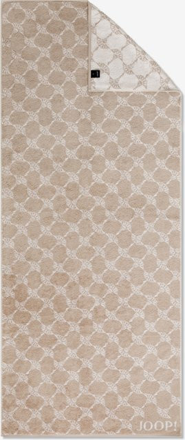 Joop! Living Saunatuch Cornflower in Sand/Ecru aus Baumwolle mit floralem Design - Bild 1