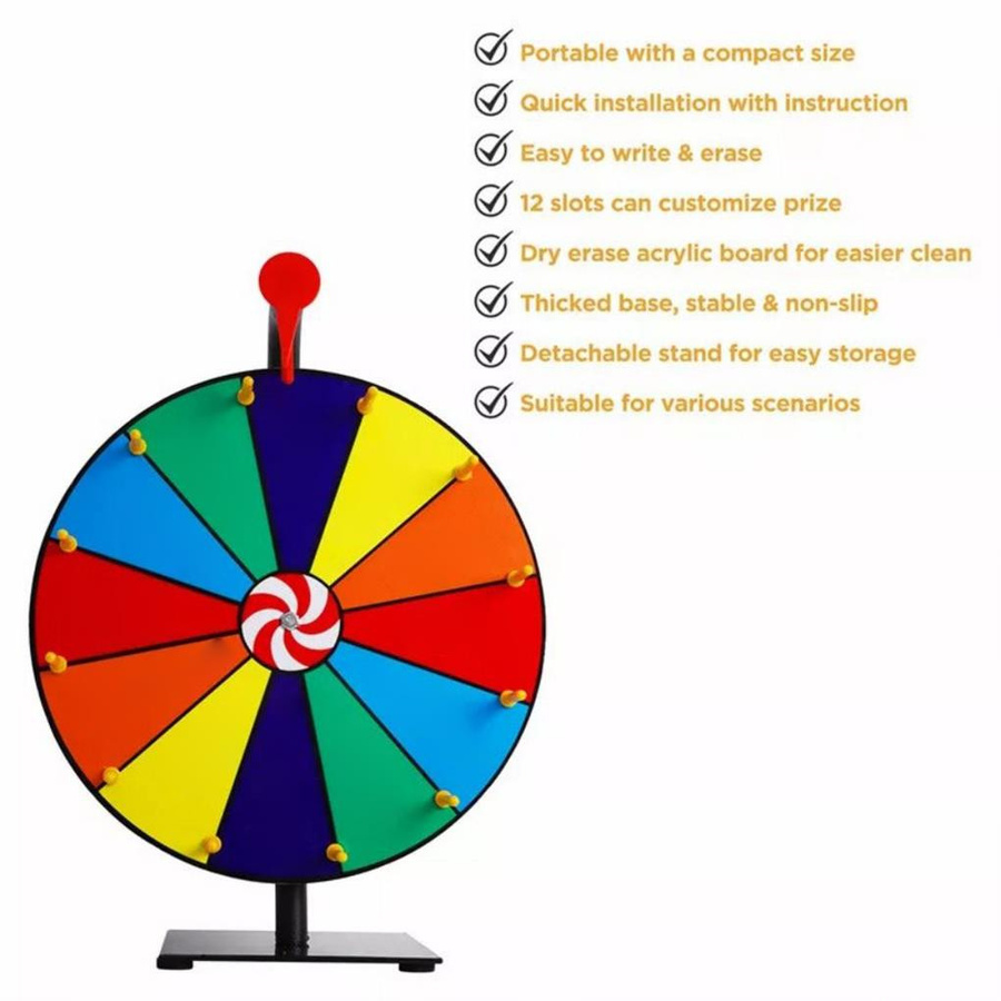Yiran Furniture Roulette Glücksrad Bunt / Mehrfarbig - Bild 4