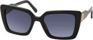 Marc Jacobs MARC 733/S Sonnenbrille, Cat Eye, Vollrand, Kunststoff, Damen, black grey - Bild 1