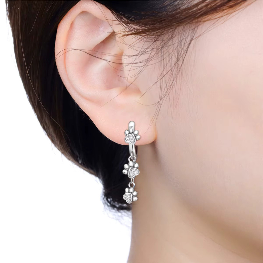 Orstarry Ohrringe, 925 Silber, Zirkonia, Damen - Bild 2