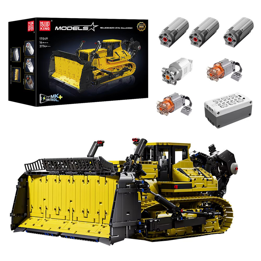Mould King 17049 Technischer Auto-Baustein PR766 Bulldozer, ferngesteuert, ab 14 Jahren - Bild 5