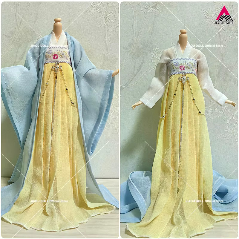 JIAOU DOLL Hanfu Kleid, chinesischer Stil, Kleidung für 30 cm Puppe, Zubehör - Bild 2