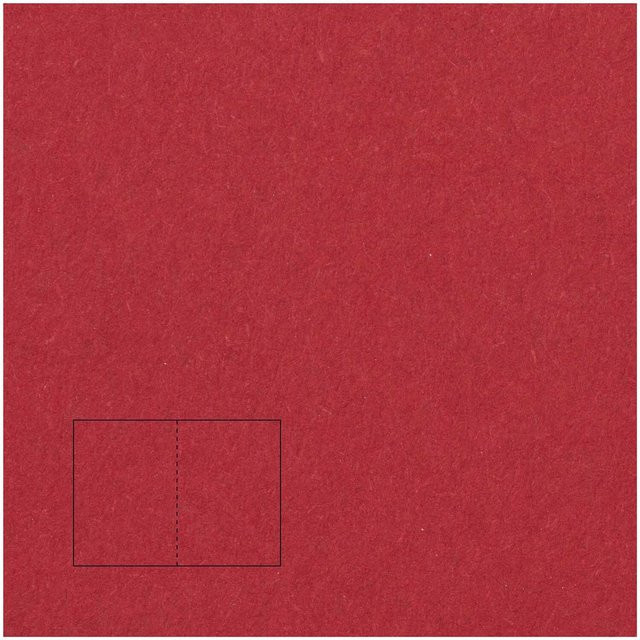 Rico Design Paper Poetry Klappkarten Essentials B6 Dunkelrot 5 Stück - Bild 1