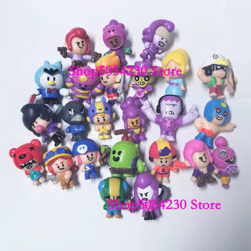 Brawl Stars Anime-Figuren, Cartoon-Helden Baumwollpuppen, Einzelfigur - Bild 2