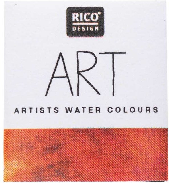 Rico Design ART Künstler Aquarellfarbe Rotbraun im halben Näpfchen - Bild 1