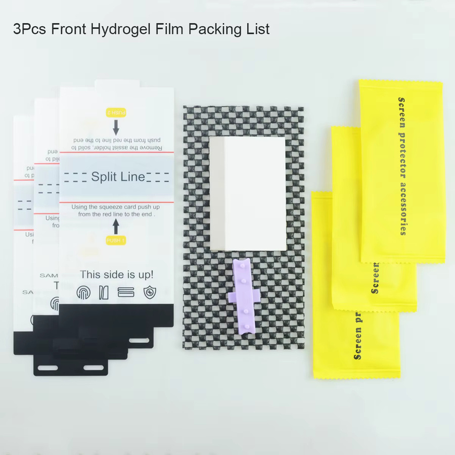 3 Stück Hydrogel Displayschutzfolie für Meizu 21 Pro und Meizu 20 Pro, transparente TPU-Folie mit voller Abdeckung und selbstheilender Funktion - Bild 2