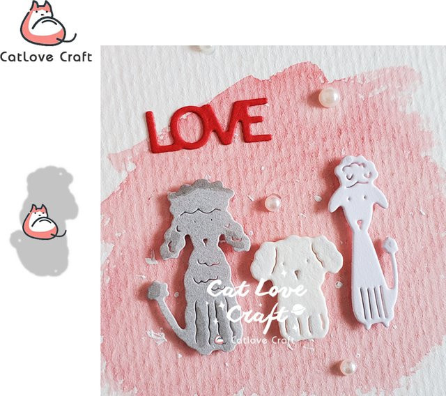 Catlove Metall-Schablonenmesser für Scrapbooking und DIY-Bastelarbeiten - Bild 1