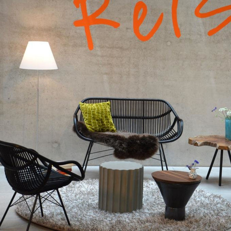 Jan Kurtz Yara 2 Sitzer Bank im 60er Jahre Stil aus Rattanrohren - Bild 2