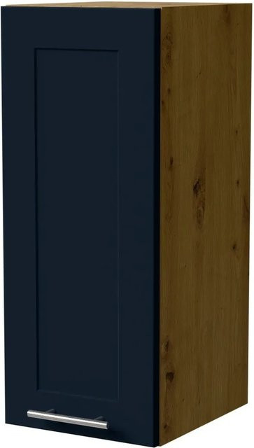 Feldmann-Wohnen Hängeschrank Oslo W2/30 in Eiche Artisan und Indigo Matt mit Soft-Close-Türen, B/T/H: 30 x 32,5 x 72 cm - Bild 1