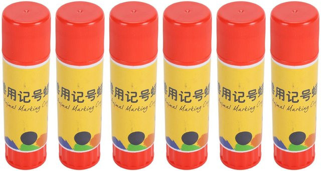 24 Stück Vieh-Markierstifte von aimo in Rot zur Markierung von Schafen, Schweinen und Rindern - Bild 1