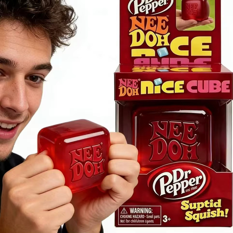 Needoh Nice Cube Schyling, Sensorischer Stressball, green - Bild 3