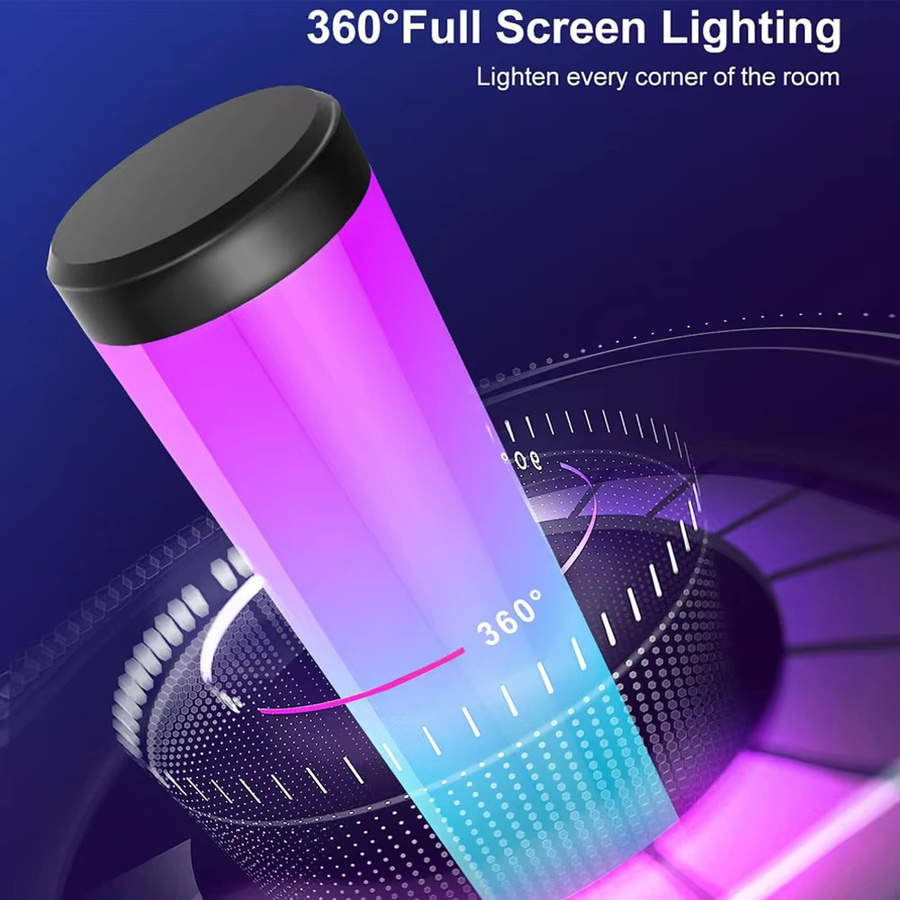 Bluetooth Smart RGB LED Lichtleiste mit Fernbedienung für TV-Hintergrundbeleuchtung und Gaming-Ambiente in Multicolour - Bild 4
