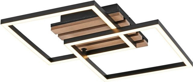 Just Light LED-Deckenleuchte Akustika in Weiß, B/H/T: 36 x 7,8 x 37 cm - Bild 1