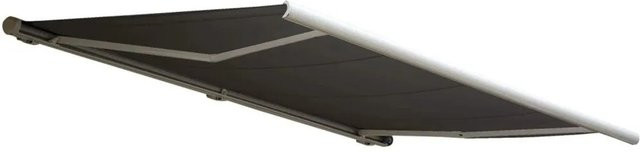 Elektrische Kassettenmarkise MCW H123 Vollkassette aus Polyester in Anthrazit, B: 4,5 m, Ausladung: 3 m - Bild 2