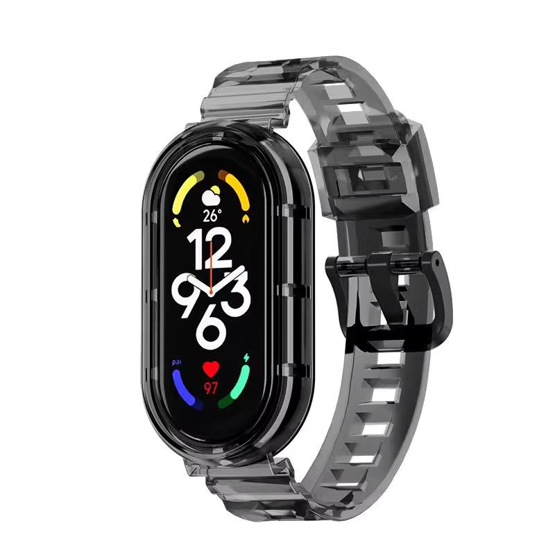 CRESTED Uhrenzubehör Armband, Kunststoff, transparent, Unisex, Xiaomi Mi Band 10 9 8 - Bild 1