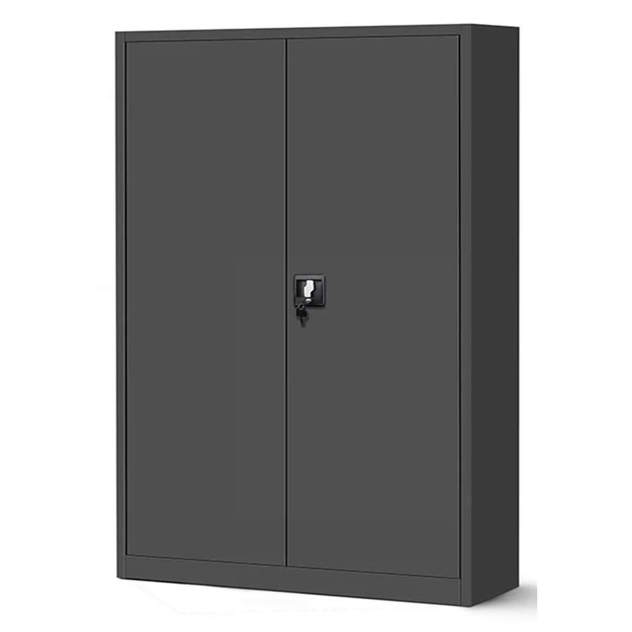Jan Nowak Büro Aktenschrank JAN II aus Metall in Anthrazit Matt, B/T/H: 115 x 40 x 185 cm - Bild 2