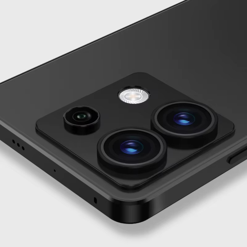 Aluminium Metall Kamera Objektiv Schutz für Xiaomi Redmi Note 13 Pro 5G und Note 13 Pro Plus 5G in Schwarz - Bild 5