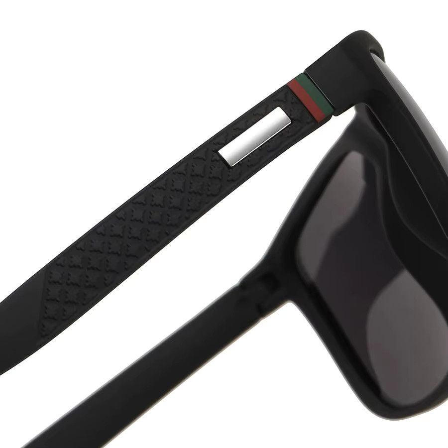 WSZ Sonnenbrille, Square, Vollrand, Kunststoff, Unisex, Schwarz - Bild 3