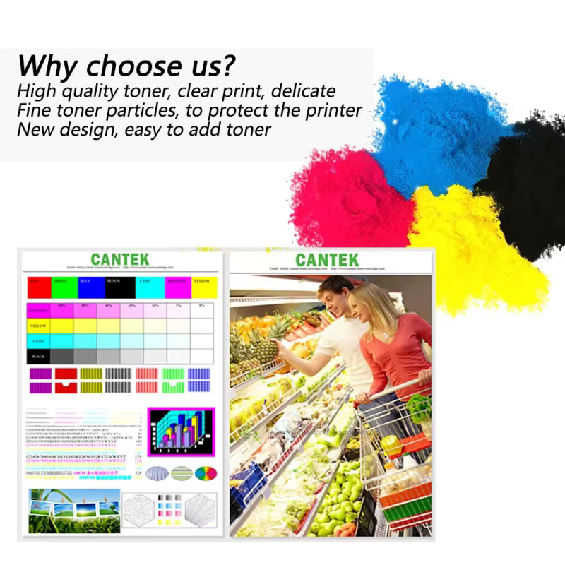 Kyocera Toner Pulver Set TK-5220 TK-5230 TK-5232 für ECOSYS P5021cdn P5021cdw M5521cdn M5521cdw 5026 5521 MFP Laser Drucker in Schwarz, Cyan, Magenta und Gelb - Bild 2