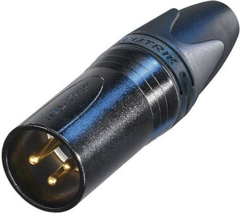 Neutrik NC3MXX-B XLR-Steckverbinder Stecker gerade, 3-polig, Schwarz - Bild 1