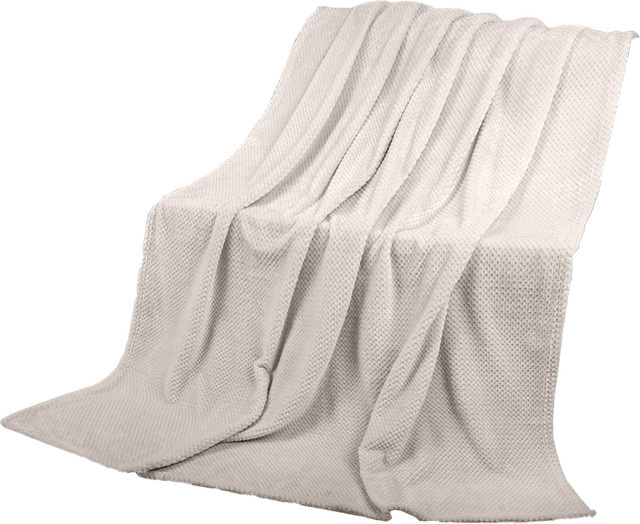 Kuscheldecke Cashmere Dots von Bella Casa mit Punktmuster aus Polyester, Breite: 150 cm, Tiefe: 200 cm - Bild 1