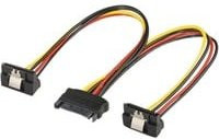 goobay 15-Pin-SATA Y-Stromkabel in Schwarz, Länge: 20 cm - Bild 1