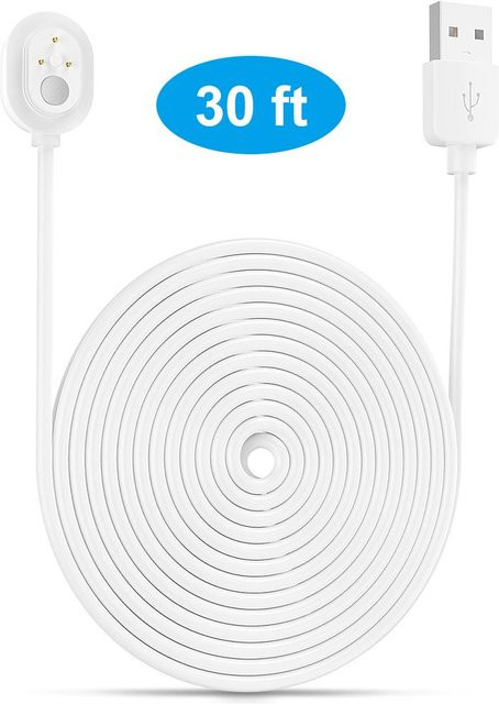Arlo Magnetisches Netzkabel für Arlo Ultra 4K UHD, wasserdicht, 9m, Weiß - Bild 1